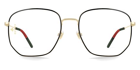 Gucci™ GG0396O 001 56 Gold Eyeglasses 